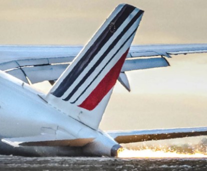 Air France A350 beim Tailstrike: Die Airline passt ihre Regeln an.