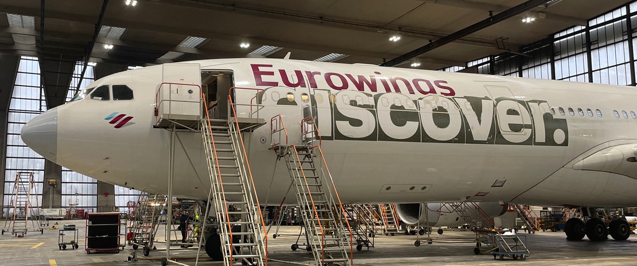 Der Neue von Eurowings Discover: Airbus A330-300 mit dem Kennzeichen D-AIKA.