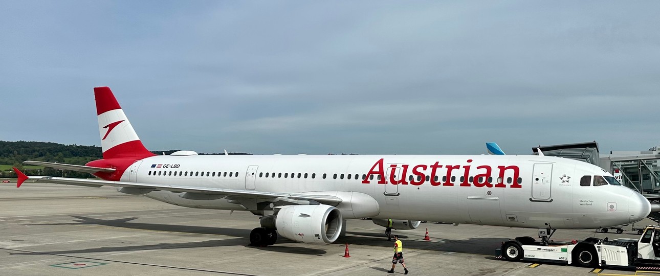 Airbus A321 von Austrian Airlines: Es kam zu Betrug.