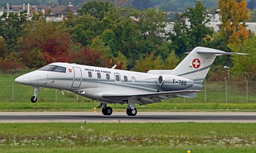 PC-24 der Schweizer Luftwaffe: Künftig setzt auch die französischen Marine auf den Jet.