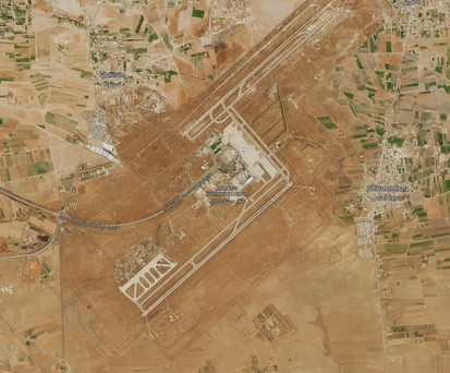 damaskus airport flughafen