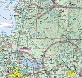 FAA-Karte: Hier wird der See noch eine Weile seinen korrekten Namen tragen. 