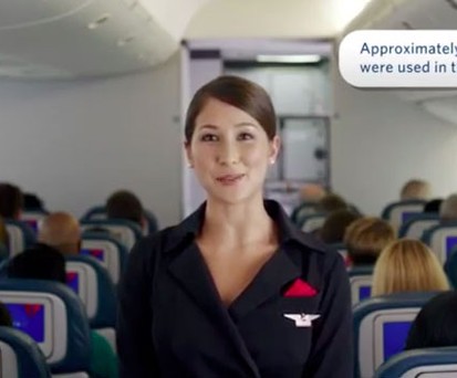 Delta-Sicherheitsvideo: 80 Statisten wirkten mit.