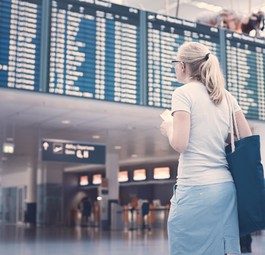 Verspäteter Flug: Ein Ärgernis.