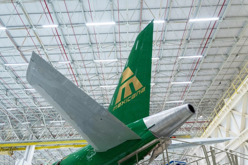 Die erste Embraer E195-E2 von Mexicana: Bald fertig.