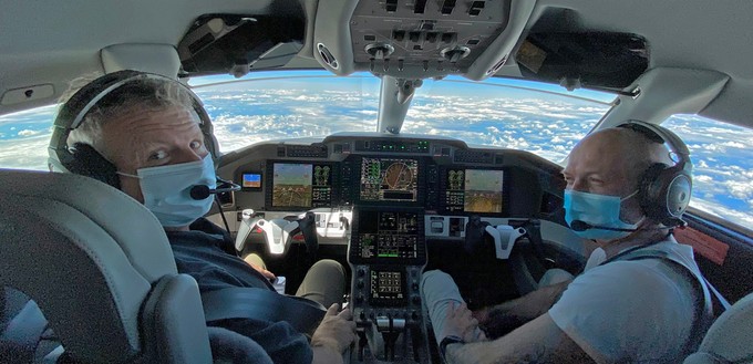 Die Piloten loben das aufgeräumte Cockpit.