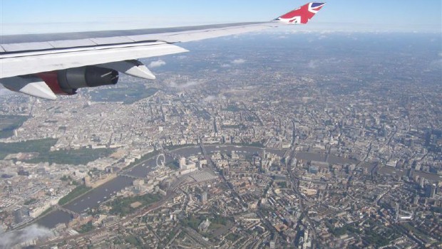 Platz 2: London. «Wenn man den Flughafen Heathrow aus nördlicher Richtung anfliegt, hat man einen wunderschönen Blick über die Stadt», heißt es von BA.