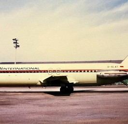 Bac 1-11 von Paninternational: Ein solches Flugzeug verunglückte auf der Autobahn nördlich von Hamburg.