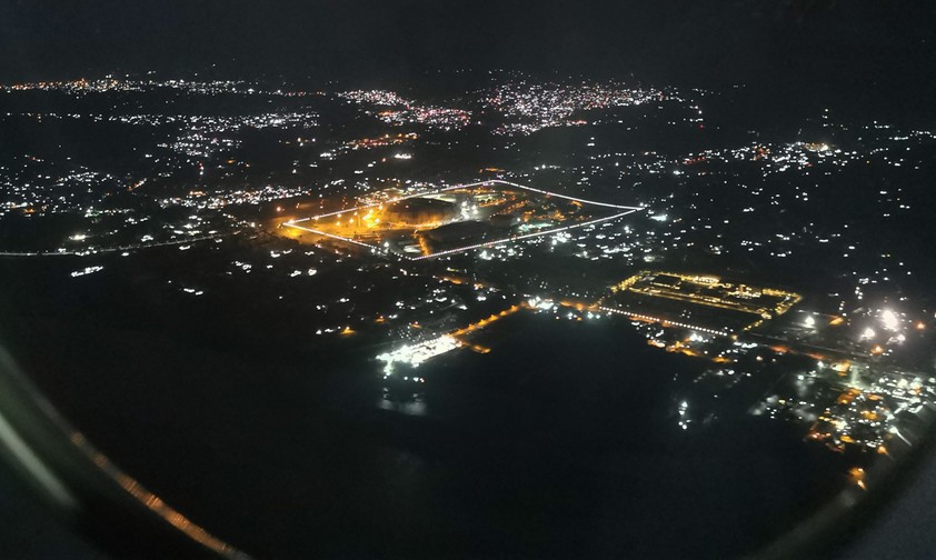 Brazzaville: Der Blick auf das Ziel.