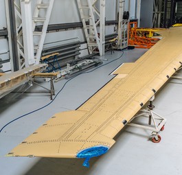 Russische Tragfläche für die Irkut MS-21: Das Land will ausländische Lieferanten ersetzen.