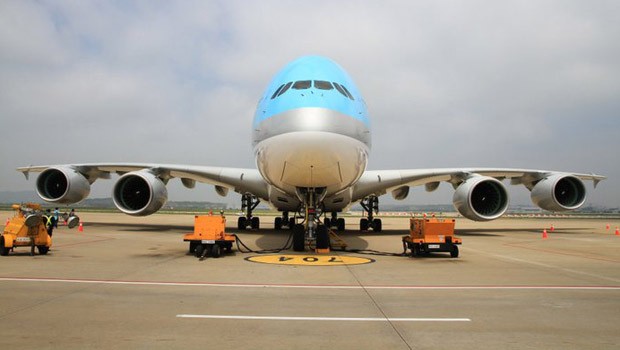 A380 von Korean Air: Der Superjumbo ersetzt unter anderem eine Boeing 737.