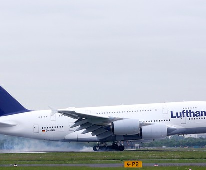 Airbus A380 von Lufthansa:
