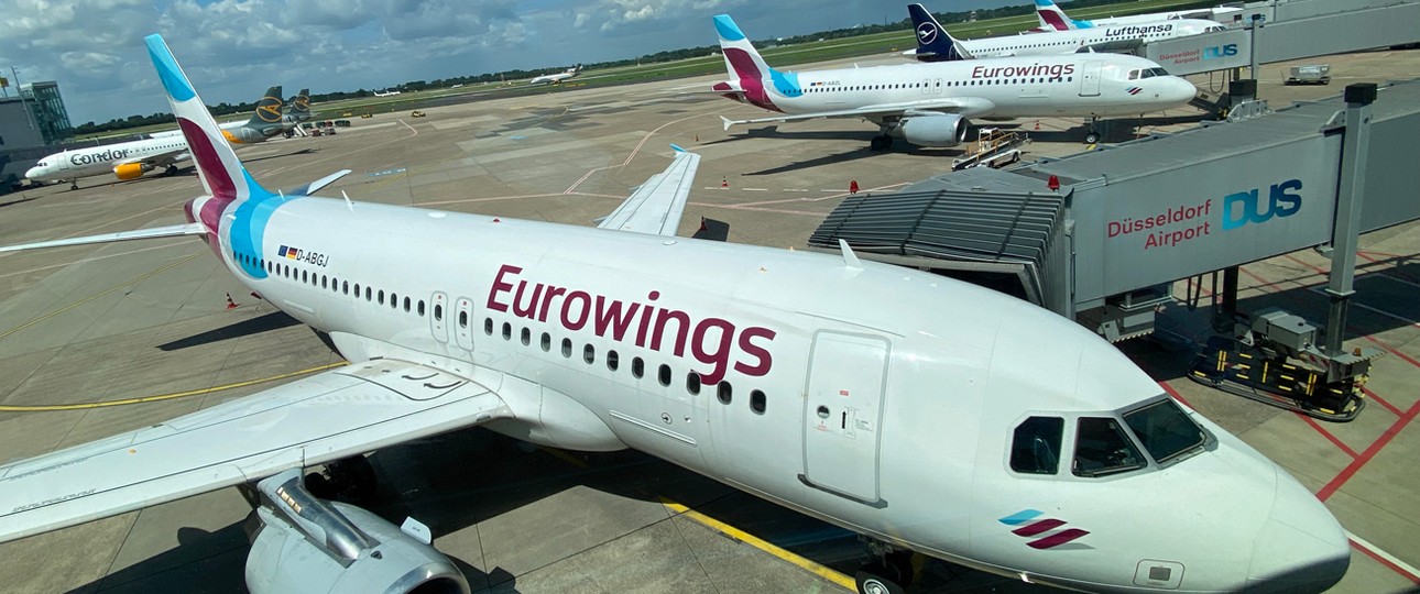 Flieger von Eurowings: Mehr Ziele als 2019.