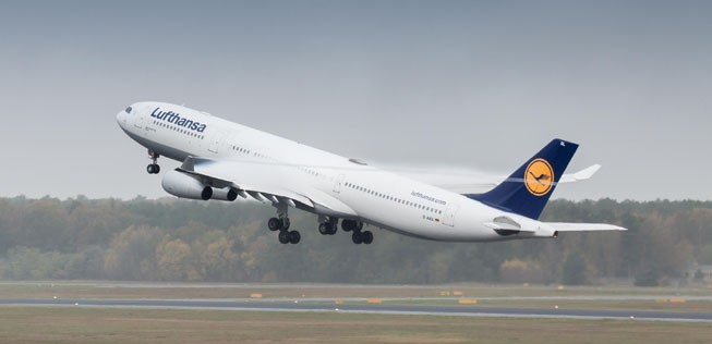 Airbus A340-300 von Lufthansa: Das durchschnittliche Alter der Vierstrahler ist 19 Jahre.