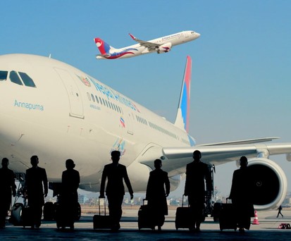 Flieger von Nepal Airlines: Die Fluglinie  will die Flotte stark vergrößern.