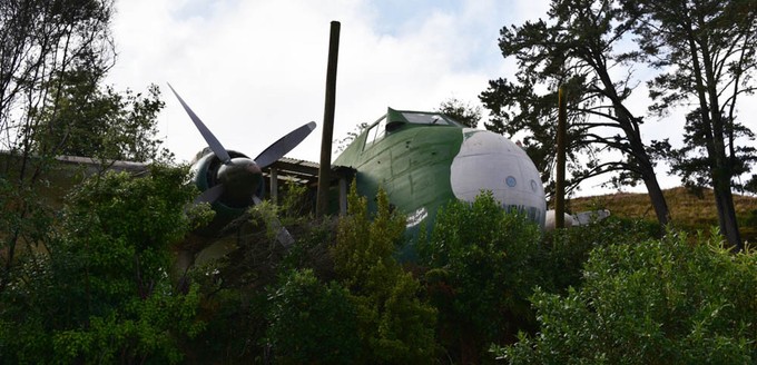 Bristol Type 170 Freighter in Neuseeland.