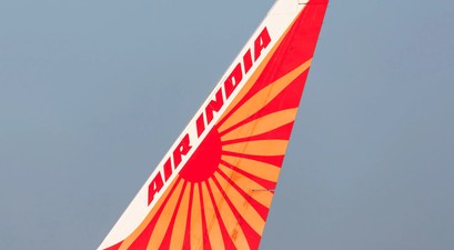 Air India: Flugzeug vergessen.