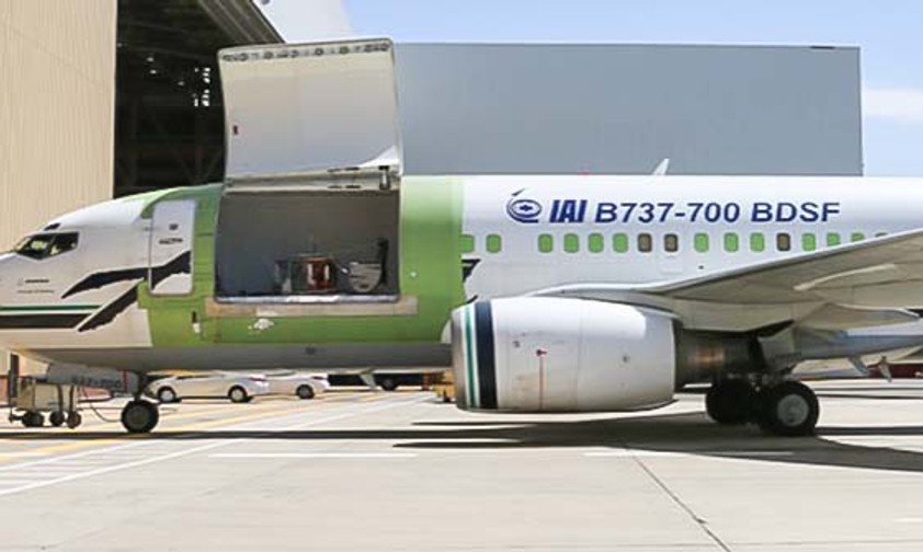 Zum Frachter umgebaute Boeing 737-700: Israel Aerospace Industries entdeckte einen Designfehler.