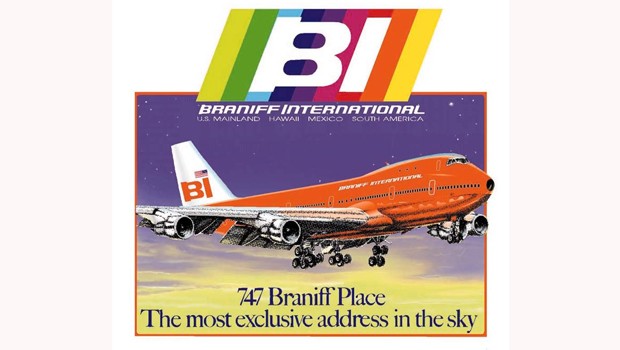 Viele Airlines setzten den Jumbo Jet als Verkaufsargument ein - er galt als Hyperluxuriös - so etwa auch die längst untergegangene Braniff International in den Siebzigerjahren.