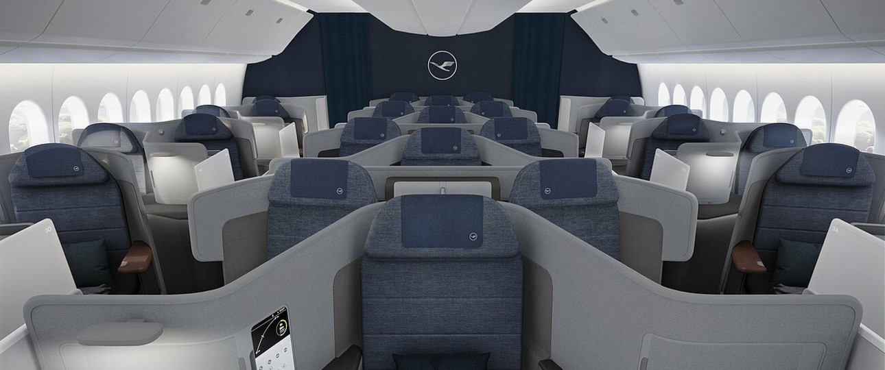 So soll künftig die Business Class bei Lufthansa aussehen.