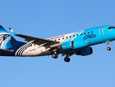 Embraer E170 von Egypt Air Express: Die Flugzeuge wurden nach Jahren endlich verkauft.