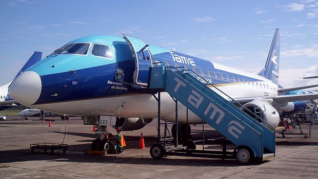 Tame-Embraer 170: Die Heimbasis der Airline gilt als einer der gefährlichsten Flughäfen der Welt.