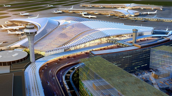 2030 soll das neue Global Terminal von Chicago O'Hare eröffnet werden.