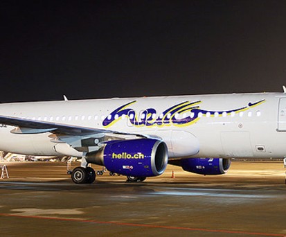 Airbus A320 von Hello: Bleibt ab sofort am Boden.
