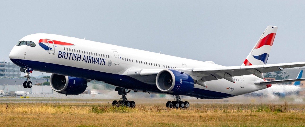 Ein Airbus A350-1000 von British Airways: Ein Jet dieses Typs erlitt einen Tailstrike.