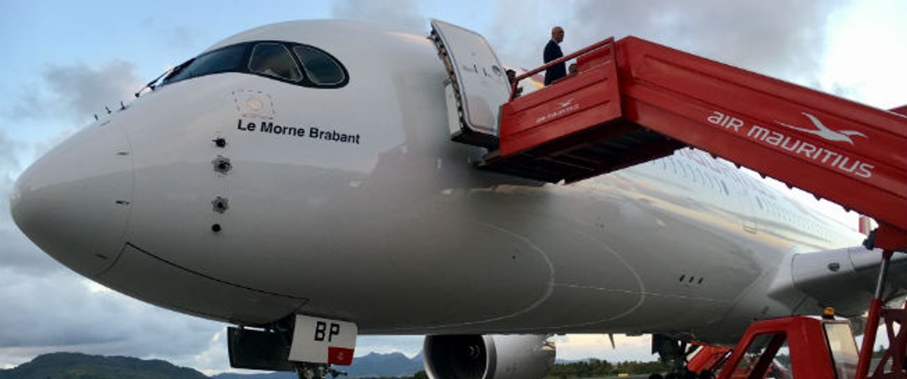 Airbus A350 von Air Mauritius: Insgesamt hat die Fluggesellschaft sechs Exemplare bestellt.