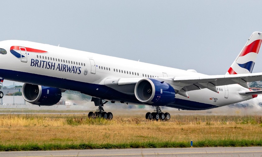 Ein Airbus A350-1000 von British Airways: Ein Jet dieses Typs erlitt einen Tailstrike.