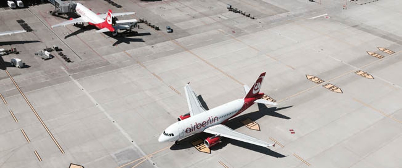 Flieger von Air-Berlin-Tochter Belair in Zürich: Schnelles Ende.