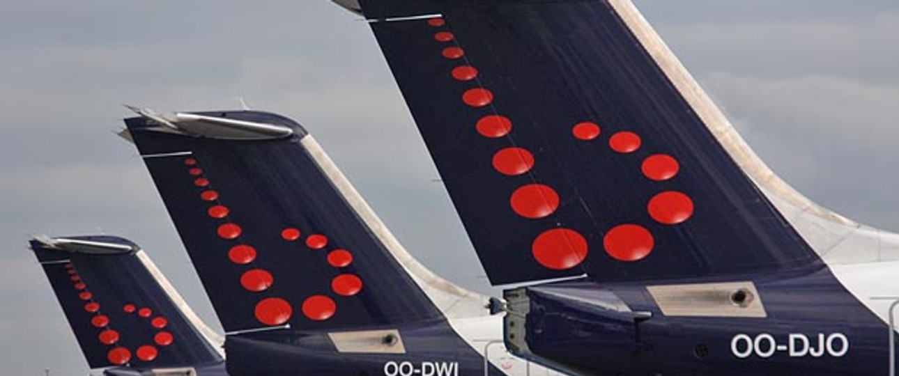 Brussels Airlines: Auch die belgische Brussels Airlines mit ihrem Hub Brüssel wird Federn lassen müssen.