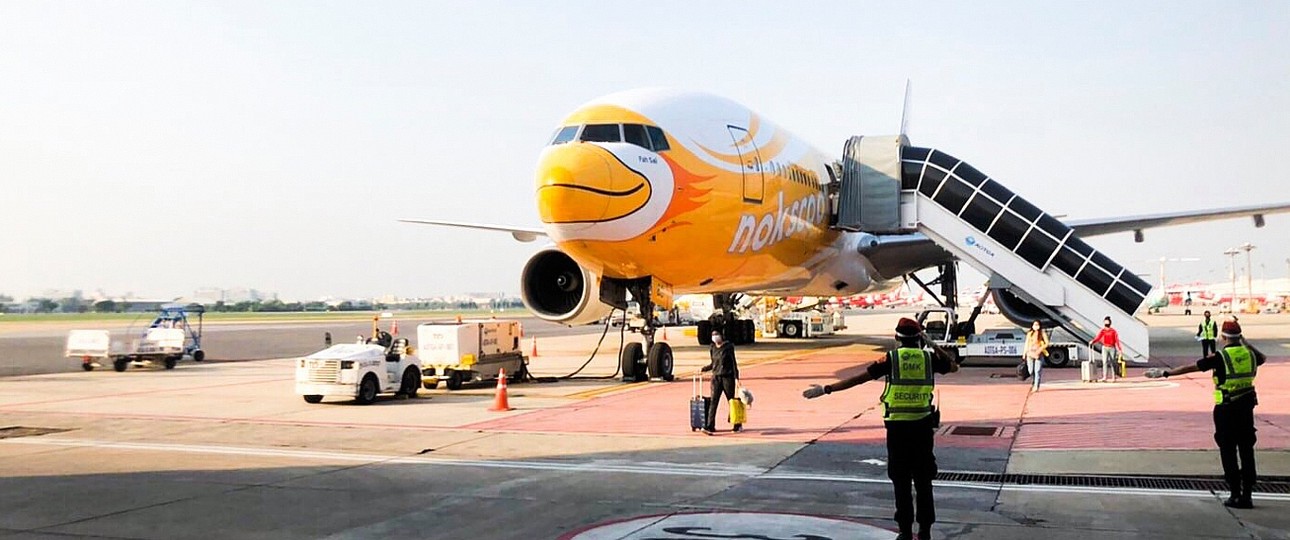 Flieger von Nok Scoot: Hebt nicht mehr ab.