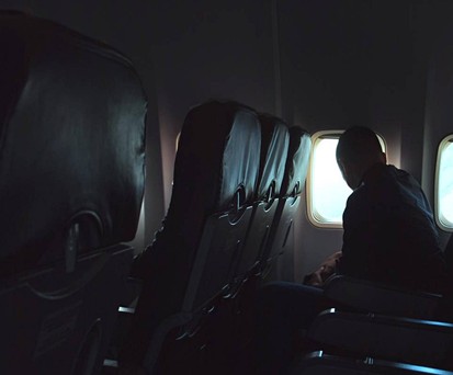 Passagier im Flugzeug: Manchmal wird einer vergessen.