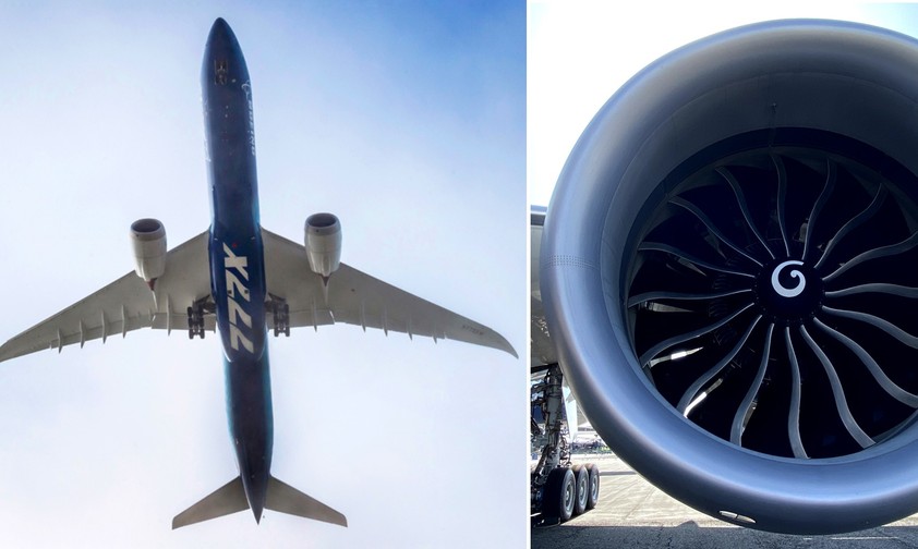 Boeing 777X und das riesige Triebwerk GE9X: Bald wieder in der Luft?