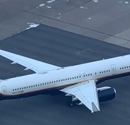Die Boeing 757 des Justizministeriums der USA nach der Landung in New York: Diktator an Bord.