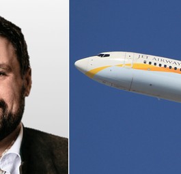 Florian Fritsch, Boeing 737 von Jet Airways: Der Schwabe stieg vom Rettungssanitäter zum Investor auf und wird jetzt Airline-Eigentümer.