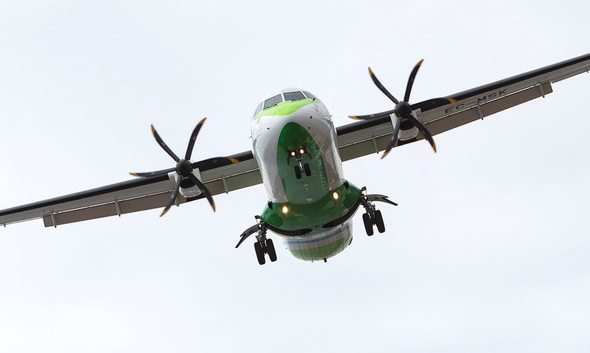 ATR 72 von Binter: Steuerte die falsche Piste an.