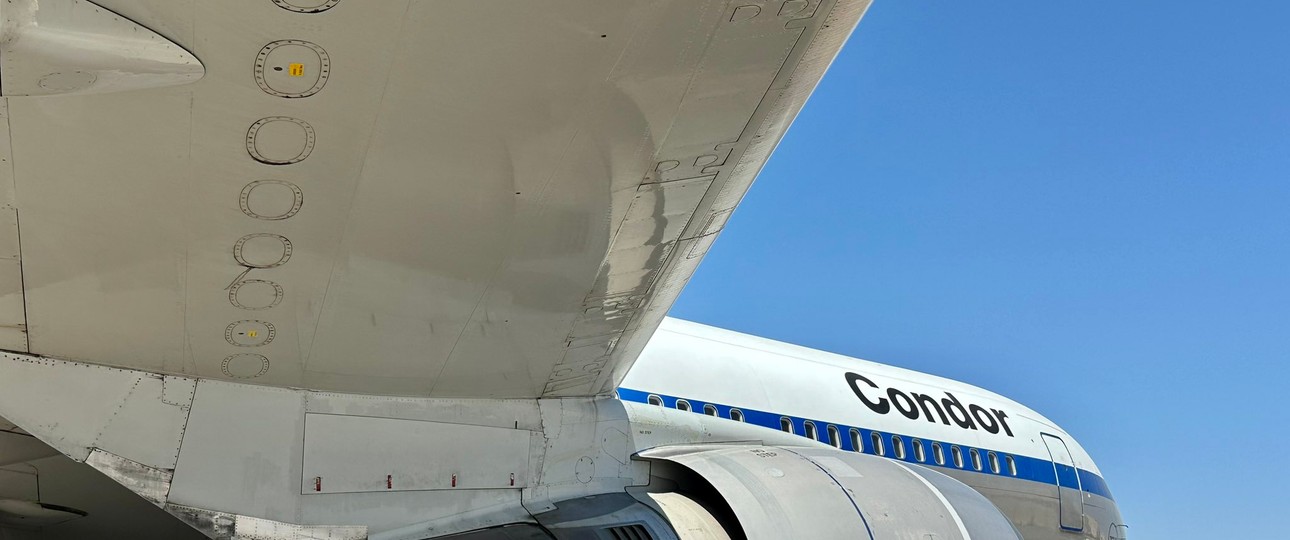 Die D-ABUM in Arizona: Bald hat sie einen neuen Job.