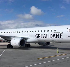 Embraer von Great Dane Airlines: Fliegt ab Juni mit Passagieren.
