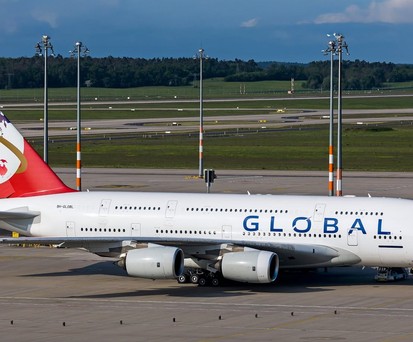 Der Airbus A380 von Global Airlines: Soll vor Jahresende wider fliegen.