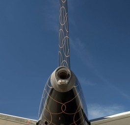 Leitwerk des AIrbus A319 von Beond: Charteraufträge im Januar.