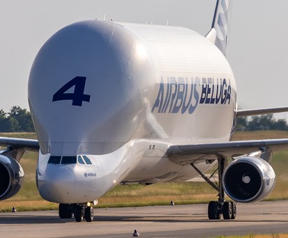 Airbus Beluga: Er transportierte Flugzeugteile für den europäischen Hersteller.