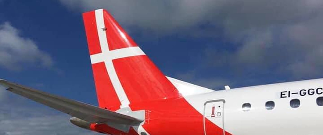 Embraer E195 von Great Dane Airlines: Alle Flüge gestoppt.