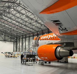 Airbus A320 von Easyjet: aeroTELEGRAPH war beim A-Check eine Nacht dabei.