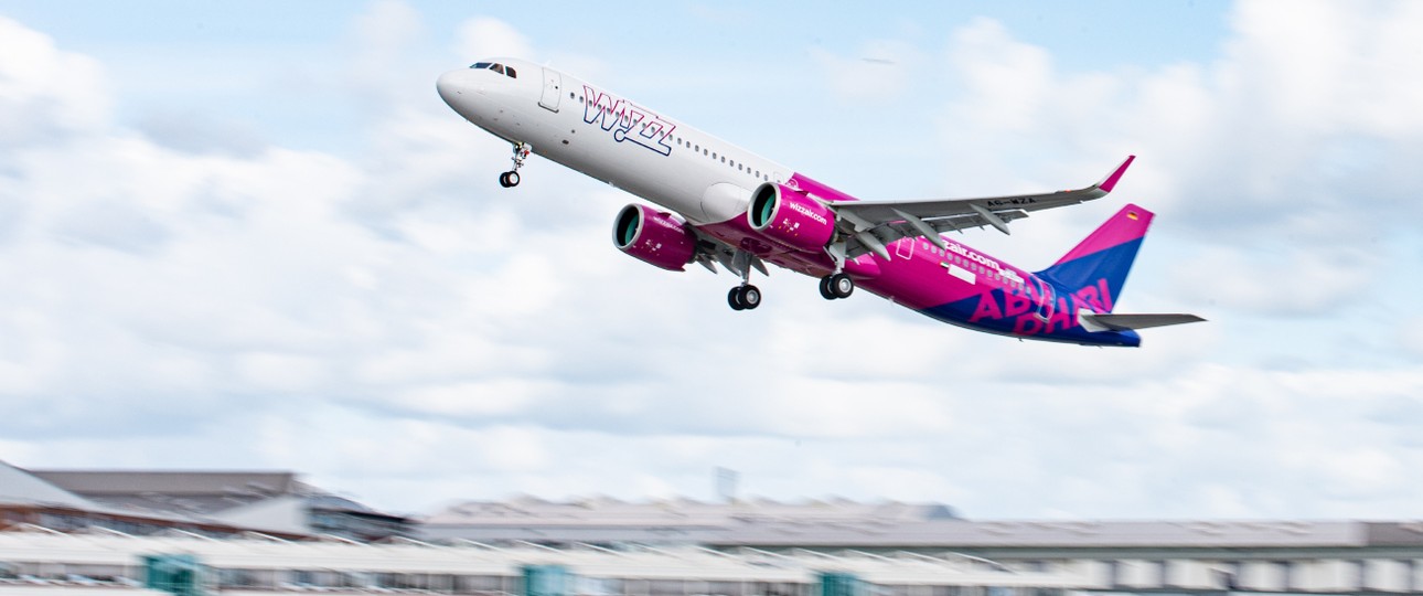 Airbus A321 Neo: Hier ein Exemplar vom Ableger Wizz Air Abu Dhabi.