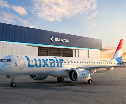 luxair embaer e195 e2 02