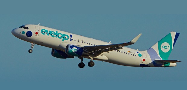 A320 von Evelop: Die Airline hat neue Ziele im Visier.