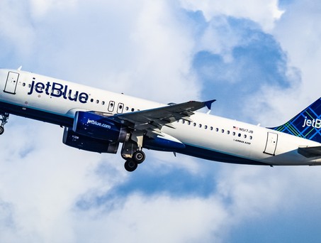 Airbus A320 von Jetblue: Heikles Zusammentrefffen vor Venezuela.
